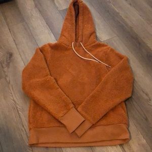 Goldenrod Athleta Sherpa Hoodie